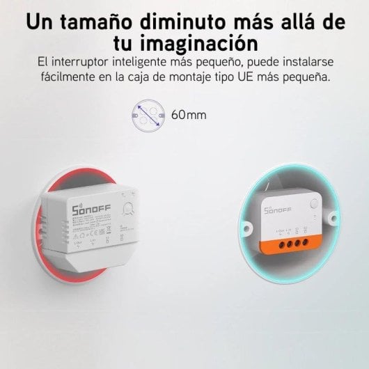 Interruttore Intelligente Sonoff ZBMINIL2 Zigbee Compatto Senza Neutro 6A Bianco