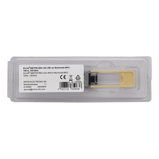 Netzwerkkarte InLine 32336E QSFP28 100 Gbps Glasfaser MPO-12 SR4