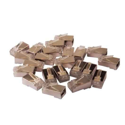 Conector Vultech SN21404 RJ-45 Metálico Cat5e F/UTP FTP Aluminio RoHS 50 uds