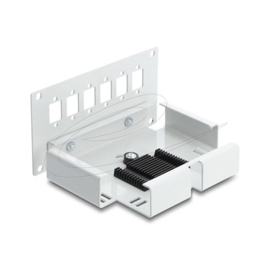 Adaptador de fibra ótica Delock 91066 SC/LC 6 conectores metálico cinza