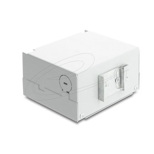 Adaptador de fibra ótica Delock 91066 SC/LC 6 conectores metálico cinza