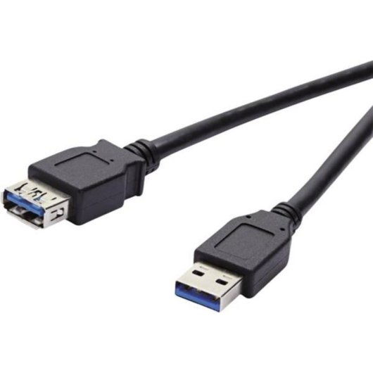 USB-Kabel Vivanco VVITUSB330MFK 3 m USB 3.2 Gen 1 Schwarz