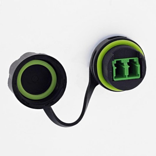 Conector InLine 69927C Negro Hembra Derecho IP68 Poliamida Silicona