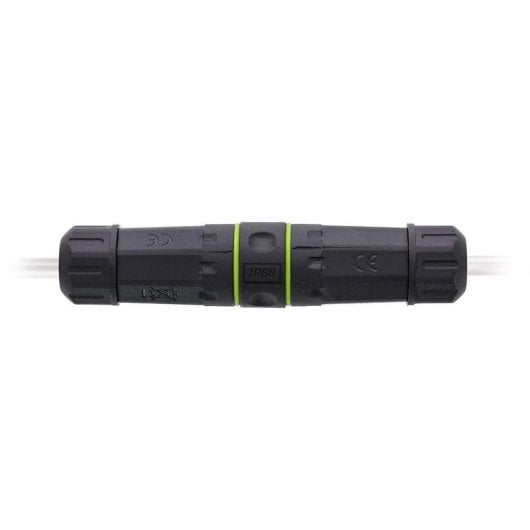 Conector InLine 69927B Negro Hembra Derecho IP68 Poliamida Silicona