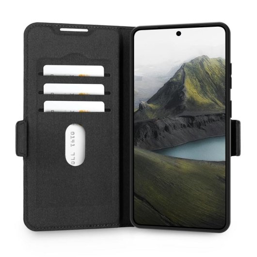 Funda para móvil dbramante1928 Oslo Pro tipo cartera plástico negro reciclado para Samsung Galaxy S26 Ultra