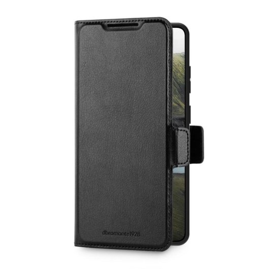Funda para móvil dbramante1928 Oslo Pro tipo cartera plástico negro reciclado para Samsung Galaxy S26 Ultra