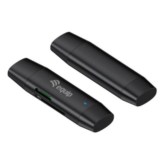 Lecteur de cartes Equip 245462 USB 3.2 Type-A/Type-C 5000 Mbit/s Noir