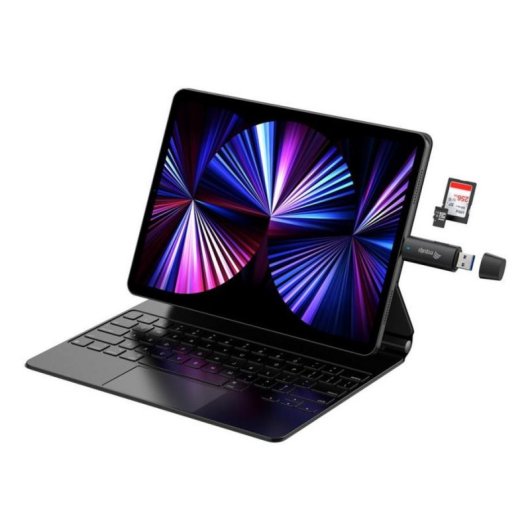 Lecteur de cartes Equip 245462 USB 3.2 Type-A/Type-C 5000 Mbit/s Noir