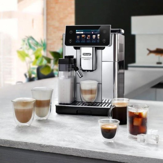 Cafetera Superautomática DeLonghi PrimaDonna Aromatic 2,2L 19 Bares molinillo leche