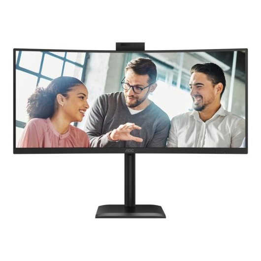 Monitor PC AOC CU34E4CW 34" UltraWide Quad HD 120Hz VA Curvo HDR10 USB-C KVM