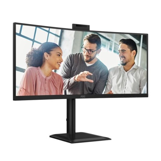 Monitor PC AOC CU34E4CW 34" UltraWide Quad HD 120Hz VA Curvo HDR10 USB-C KVM