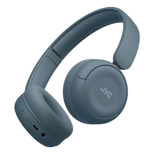 Casque JVC HA-S59W sans fil et filaire Bluetooth pour musique et usage quotidien bleu