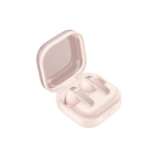 Auriculares Samsung Galaxy Buds4 Pro sem fios Bluetooth com Cancelamento de Ruído, Microfone e proteção IP57, dourado rosa