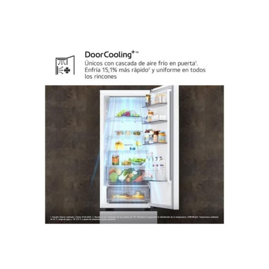 Frigorífico Combi LG GBBSJ20ESW No Frost 203cm 375L E Branco WiFi IA