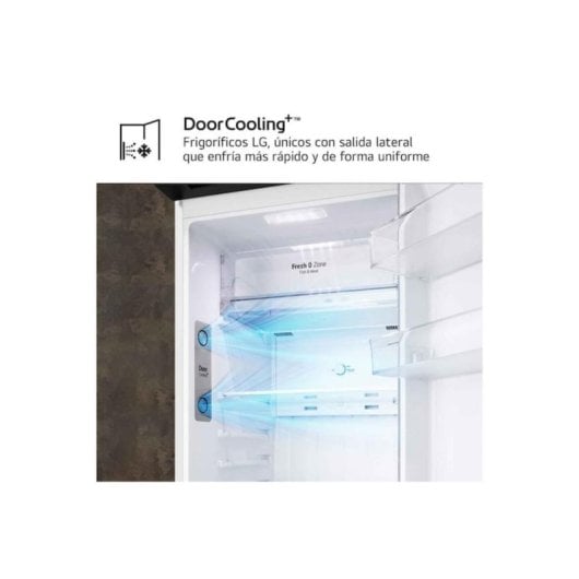 Frigorífico Dos Puertas LG GTBV20SWZJD No Frost 168cm 266L E Blanco