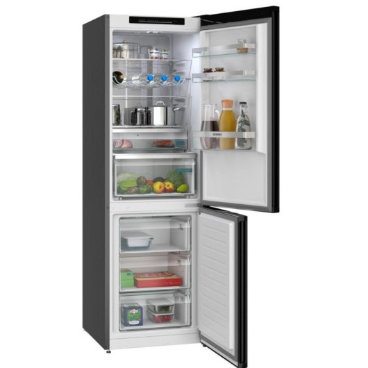 Réfrigérateur combiné Siemens KG36NVXBG No Frost 186cm 321L A Acier Noir