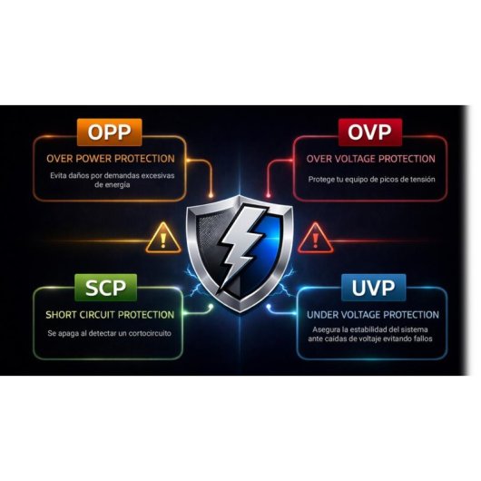 Fonte di Alimentazione CoolBox Powerline III 550W 85% EFI ATX Nero