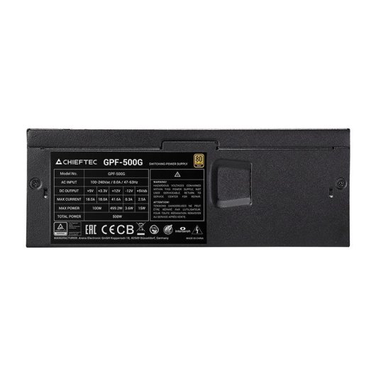 Fonte de Alimentação Chieftec Smart GPF-500G 500W 80 PLUS Gold TFX