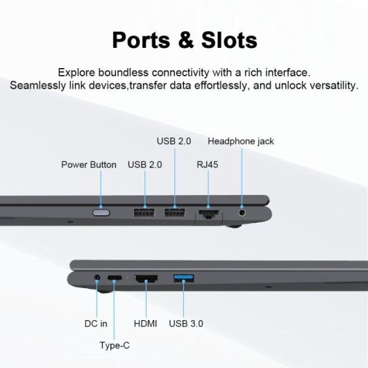Portátil Ninkear 15.6" AMD Ryzen 3 3250U 16GB 512GB SSD Vega 3 Windows 11 Pro