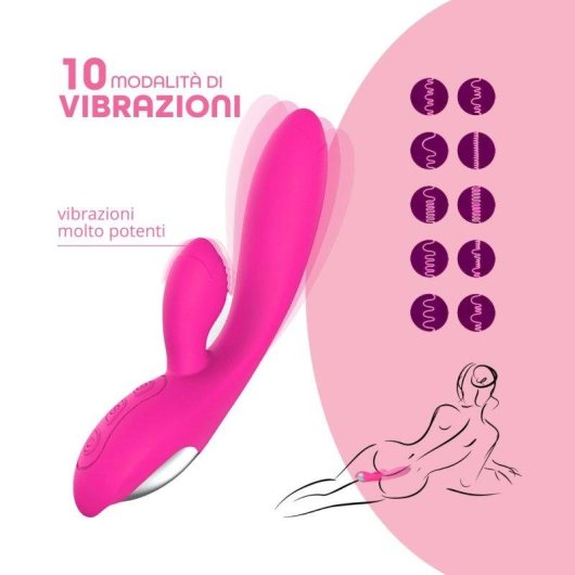Vibromasseur Do You Erotic Rabbit double stimulation 10 modes silicone IPX6 USB