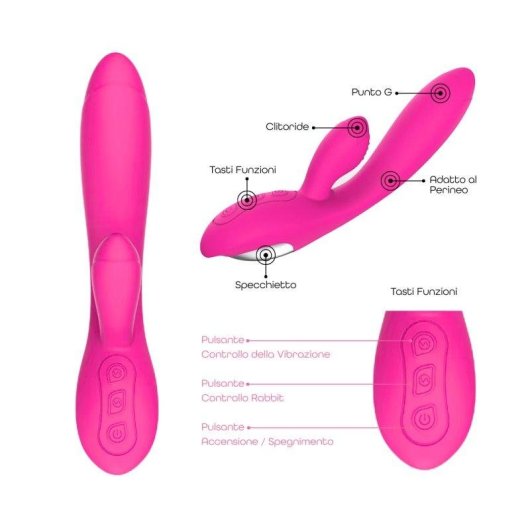 Vibromasseur Do You Erotic Rabbit double stimulation 10 modes silicone IPX6 USB