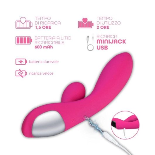 Vibromasseur Do You Erotic Rabbit double stimulation 10 modes silicone IPX6 USB