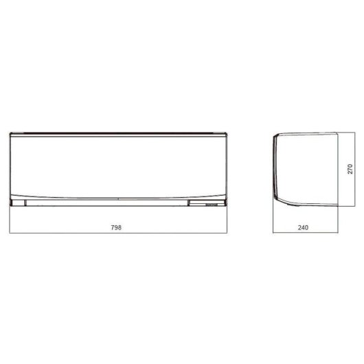 Aire Acondicionado Split 1x1 Fujitsu ASY25-KJ 2.150 Frigorías A++ Inverter Bomba de Calor