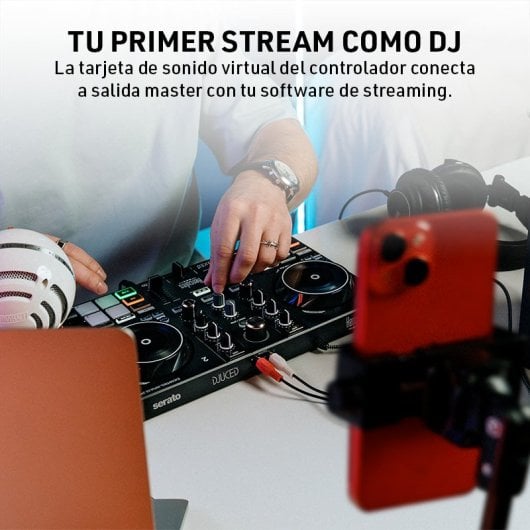 Controladora DJ Hercules DJControl Inpulse 200 MK3 USB-C Stems