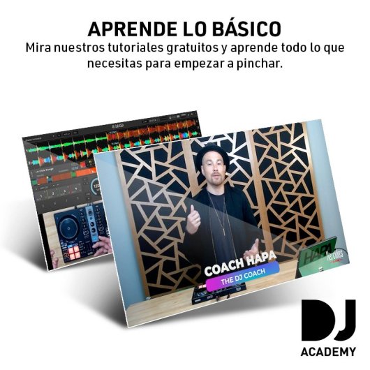 Controladora DJ Hercules DJControl Inpulse 200 MK3 USB-C Stems