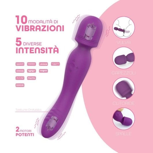 Vibromasseur Do You Erotic Wand Massager double moteur IPX7 rechargeable