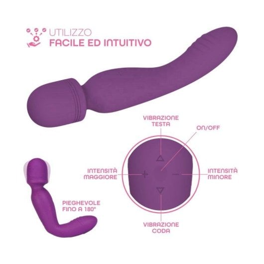 Vibromasseur Do You Erotic Wand Massager double moteur IPX7 rechargeable