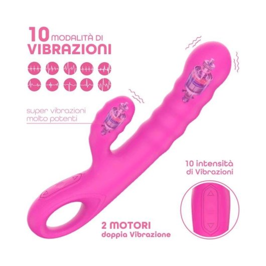 Vibrator Do You Erotic Rabbit 2 Motoren 10 Modi USB wasserdicht