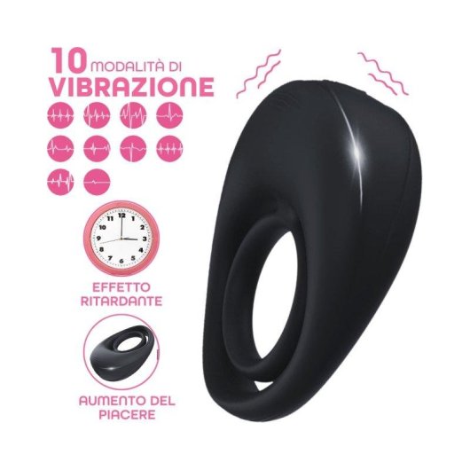 Anello vibrante Do You Erotic ApIBYAI707R003 10 modalita IPX7 USB