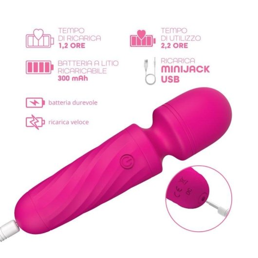 Vibratore Do You Erotic Wand Massager Mini 10 modalita USB IPX6