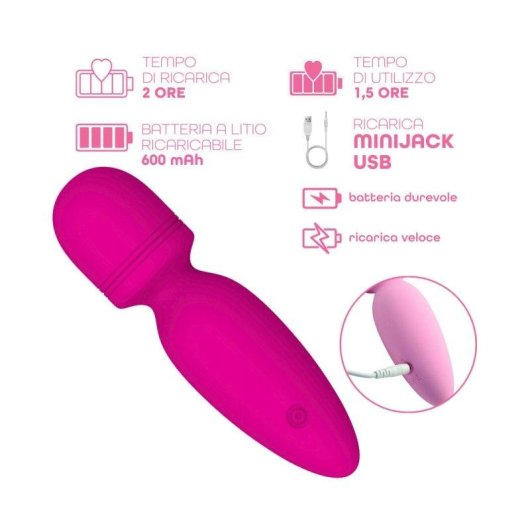 Vibromasseur Do You Erotic Wand Massager Rechargeable 10 modes 5 intensites