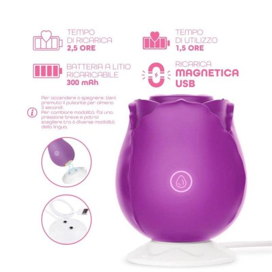 Sugador Do You Erotic Rosa 10 modos IPX7 carga USB magnetica
