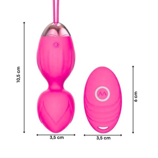 Vibromasseur Do You Erotic Ada double sphere telecommande 10 modes rechargeable