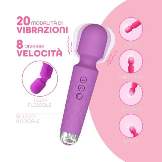 Vibratore Do You Erotic Wand Massager 20 modalita 8 velocita IPX6 USB