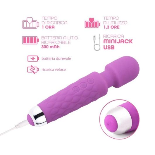 Vibratore Do You Erotic Wand Massager 20 modalita 8 velocita IPX6 USB