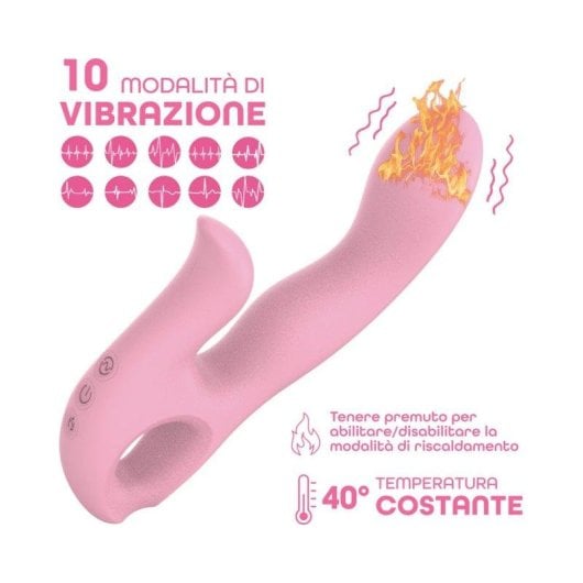 Vibromasseur Do You Erotic Rabbit chauffant IPX7 10 modes 2 chaleurs