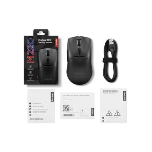 Ratón Inalámbrico Lenovo con Bluetooth Negro 7 Botones 5000 DPI