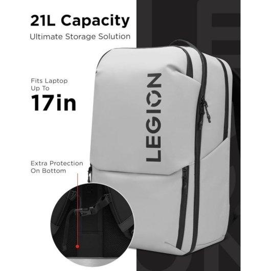 Mochila Gaming Lenovo Legion 17 GB800 Resistente al Agua 21L