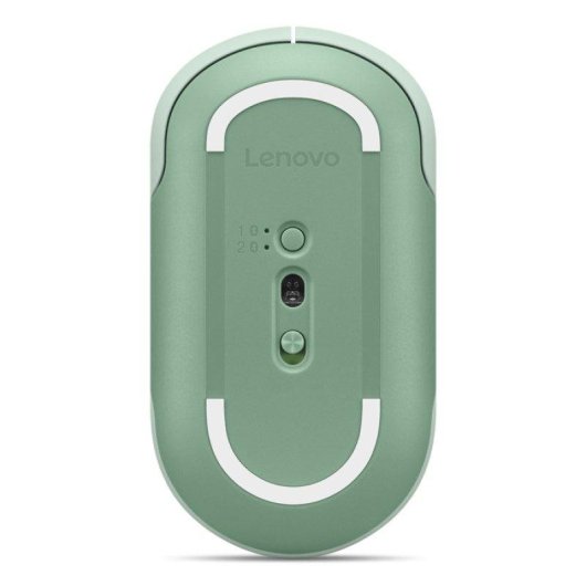 Ratón Lenovo 350 Silent Bluetooth 2400DPI Grün 6 Tasten Beidseitig