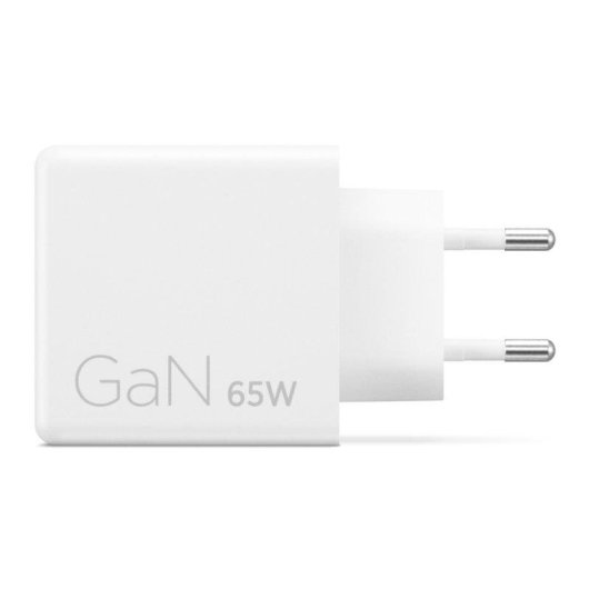 Caricatore Lenovo Dual USB-C 65W GaN Bianco 2 porte