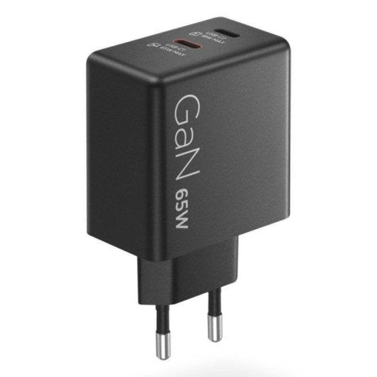 Lenovo Dual USB-C 65W GaN Oplader Compact Universeel