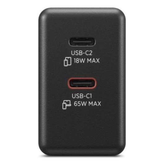Lenovo Dual USB-C 65W GaN Oplader Compact Universeel