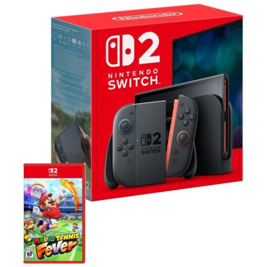 Nintendo Switch 2 7.9" FullHD HDR 120Hz 256GB Azul/Rojo + Mario Tennis Fever