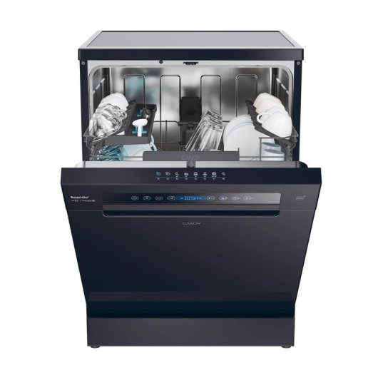 Lave-vaisselle Candy RapidO CF 5C6F0B 15 couverts C avec Wi-Fi