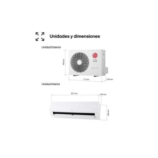 Condizionatore Split LG REPLACE12Z.SET 12.040 BTU A++ Inverter Pompa di Calore WiFi