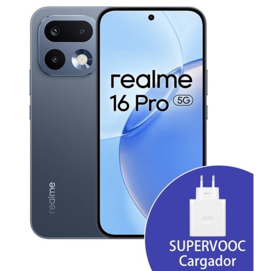 Realme 16 Pro 5G 8GB 256GB 6.7" Gris Incluye cargador 45W